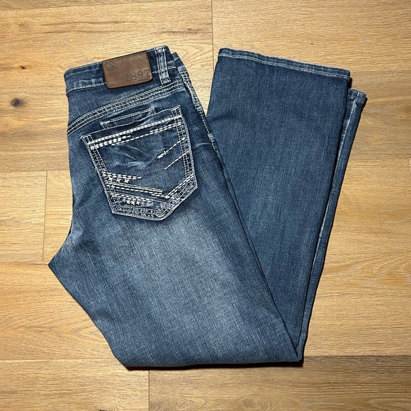 30X30 1897 bootcut jeans, men’s 30X30 jeans - Picture 1 of 12